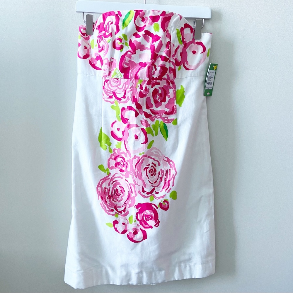 Lilly Bowen Strapless Dress 8 NWT